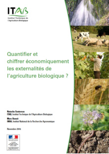 Externalités agriculture bio, Etude ITAB