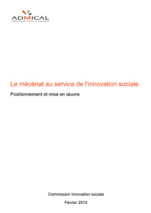 Admical - Mécénat et innovation sociale