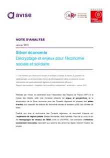 Note "Silver économie et ESS"