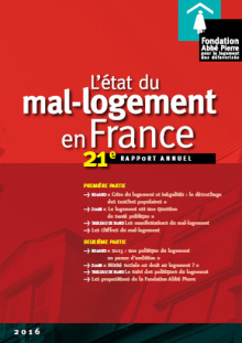 Rapport sur l'état du mal-logement en France en 2016 