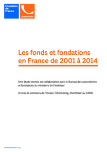 Etude Fonds et Fondations en France, 2015
