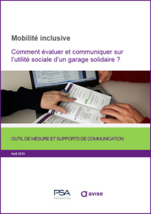 Outil d’évaluation et de communication de l’utilité sociale des garages solidaires