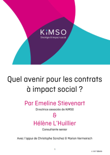Quel avenir pour les contrats à impact social ? 