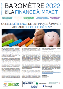 Baromètre de la finance à impact 2021