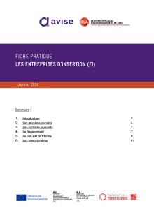 Fiche pratique - Les entreprises d'insertion