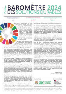 Couverture de la 7ème édition du Baromètre des Solutions Durables de Convergence 