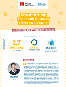 Conjoncture de l’emploi dans l’ESS en France : situation au 2e semestre 2025