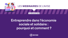 Webinaire Entreprendre dans l'ESS