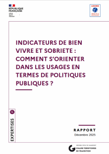 Indicateurs de bien vivre et cobénéfices de la sobriété