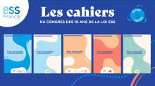 Couvertures des cahiers du congrès des 10 ans de la loi ESS