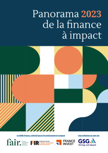 Couverture du Panorama de la finance à impact 2023