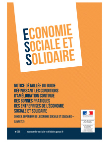 Guide des bonnes pratiques de l'ESS couverture