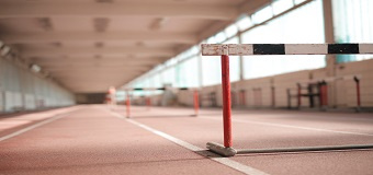 Une piste d'athlétisme