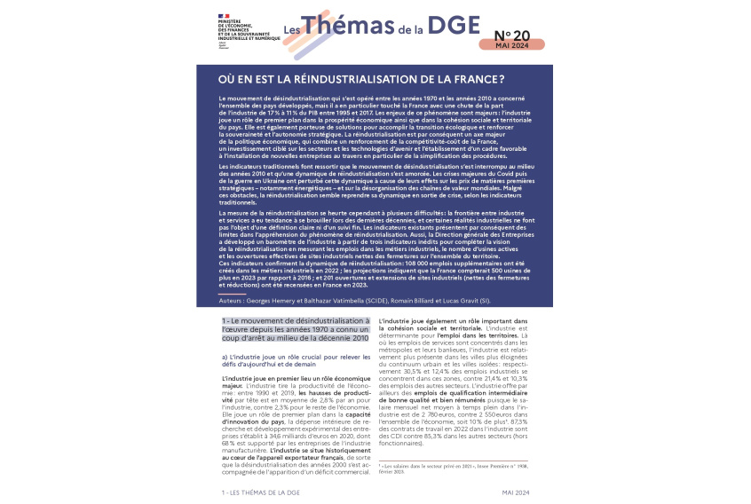 Dossier thema DGE