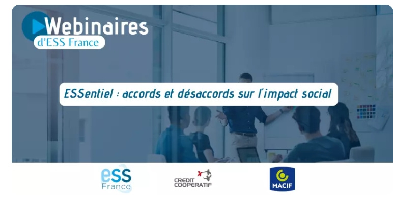 Un cycle de webinaires ESS France consacré à l'impact social