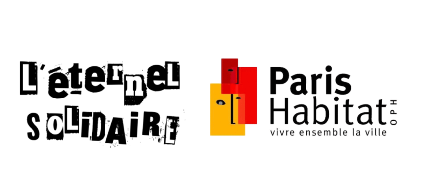 Logos Eternel solidaire et Paris Habitat