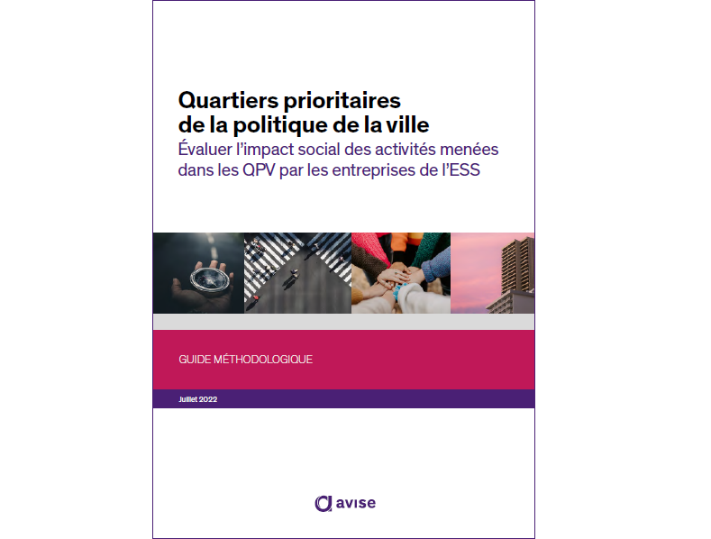 Couverture Avise guide évaluation d'impact dans les QPV