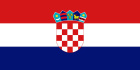 Drapeau de la Croatie