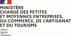 Logo Ministère chargé des petites et moyennes entreprises, du commerce, de l'artisanat et du tourisme