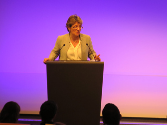 Isabelle Brouté, directrice des marchés Entreprise, Économie sociale et Personnes protégées à la Caisse d'Épargne