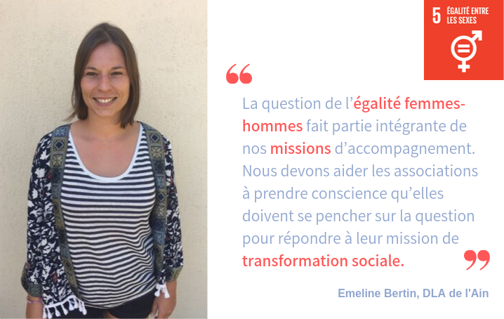 Emeline Bertin, Chargée de mission DLA chez AGLCA