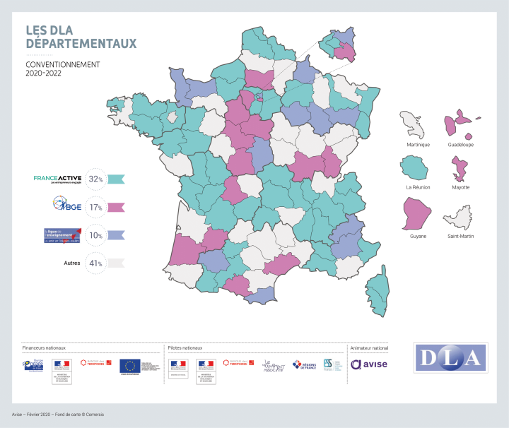 Les DLA départementaux - 2020-2022