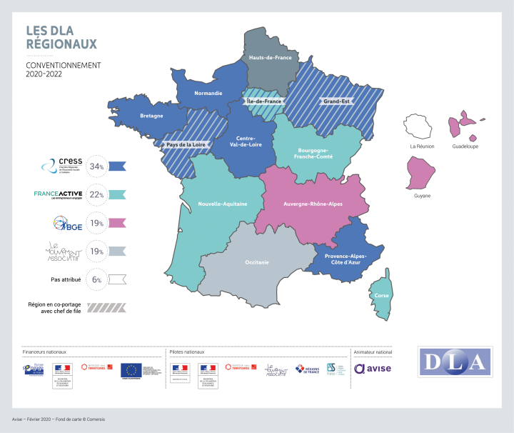 Les DLA régionaux - 2020-2022