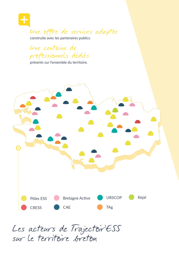 Carte trajectoir'ESS - Cress bretagne