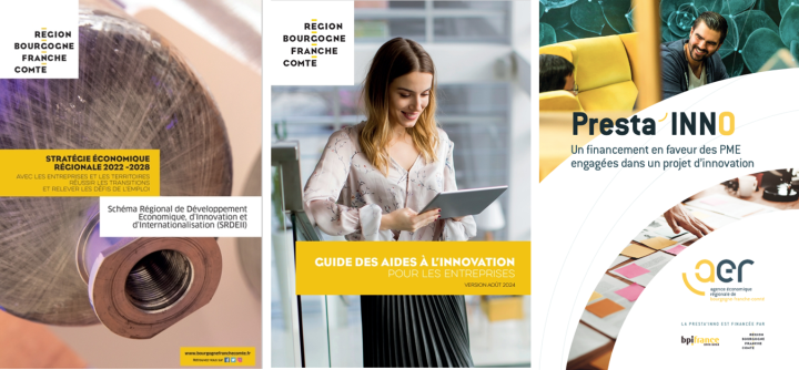 Documents du Conseil régional - couvertures