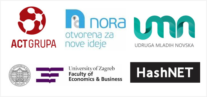 Logos des organisations composant le CNCIS croate