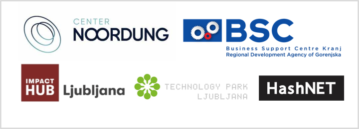 Logos des organisations composant le CNCIS slovène